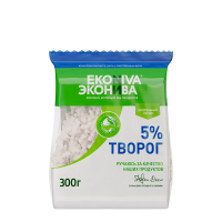 Творог ЭкоНива 5% 300г пакет БЗМЖ Праздничный Стол