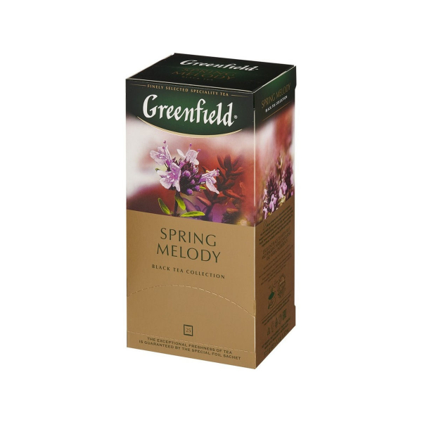 Чай Гринфилд черный Чабрец/душистые травы 25*1,5г с/я бк Праздничный Стол