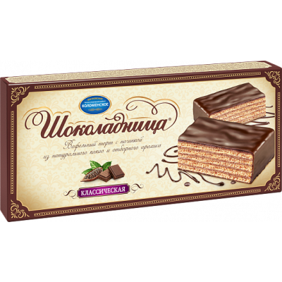 Торт вафельный Шоколадница Классическая 240г бк Праздничный Стол