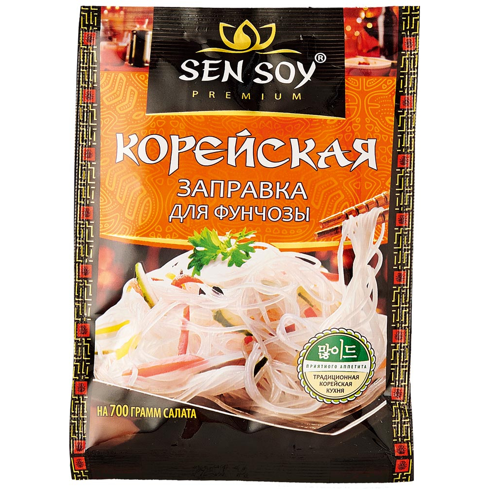 Заправка для фунчозы сэн сой. Корейская заправка для фунчозы sen soy.