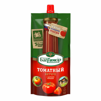 Кетчуп Балтимор Томатный 260г пп дозатор Праздничный Стол
