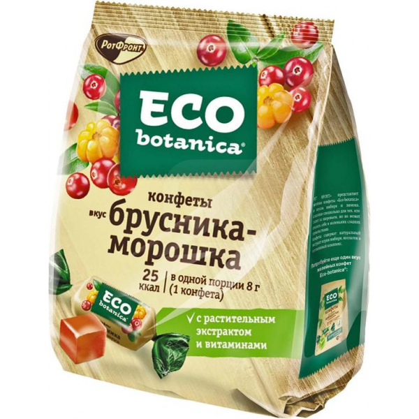 Конфеты Эко Ботаника брусника/морошка/витамины 200г пп Праздничный Стол