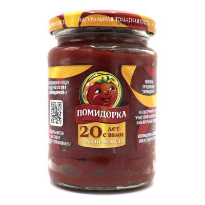 Паста томатная Помидорка 25% 270г сб Праздничный Стол