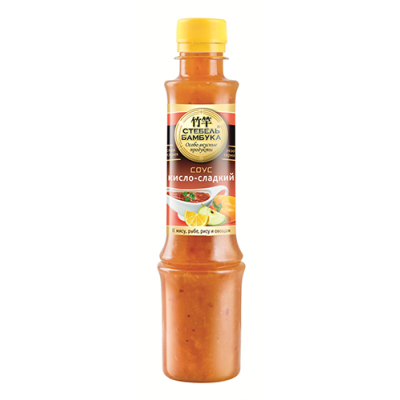 Соус Стебель бамбука томатный Кисло-сладкий 280г пб Праздничный Стол