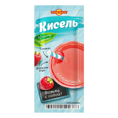 Кисель Русский продукт Клубничный 25г пп Праздничный Стол