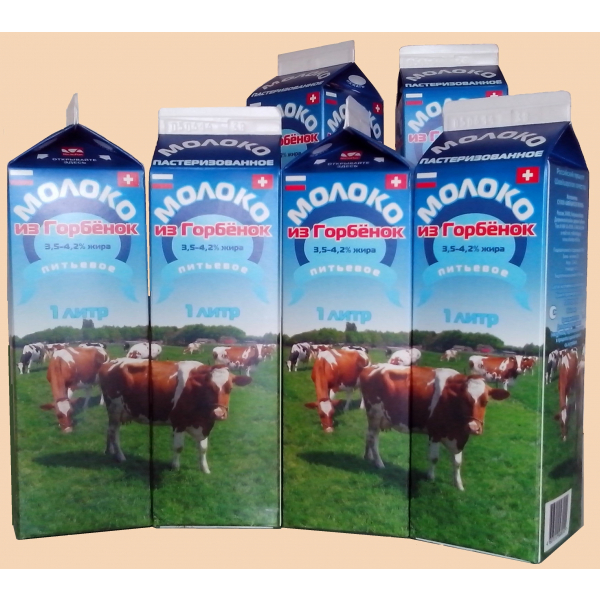 Молоко Из Горбенок 3,4-4% 1л тп БЗМЖ Праздничный Стол