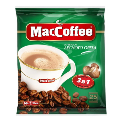 Напиток кофейный МакКоффе 3в1 Лесной орех 18г пп Праздничный Стол