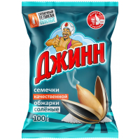 Семечки Джинн Великан соленые 100г Праздничный Стол