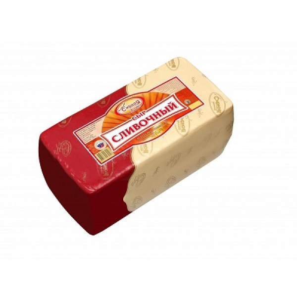 Сыр Сливочный 50% Сырная долина БЗМЖ Праздничный Стол