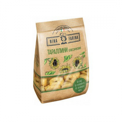 Сушки Тараллини Нина Фарина Классические 180г пп Праздничный Стол