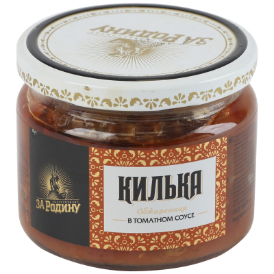 Килька обжаренная в т/с За Родину 270г с/б Праздничный Стол