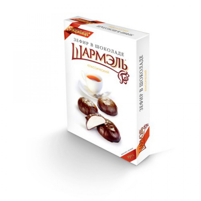 Зефир Шармэль в шоколаде Классический 250г бк Ударница Праздничный Стол