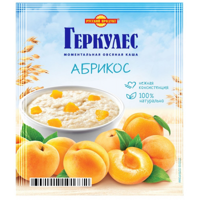 Каша Скороешка овсяная Абрикос 35г пп Русский продукт Праздничный Стол