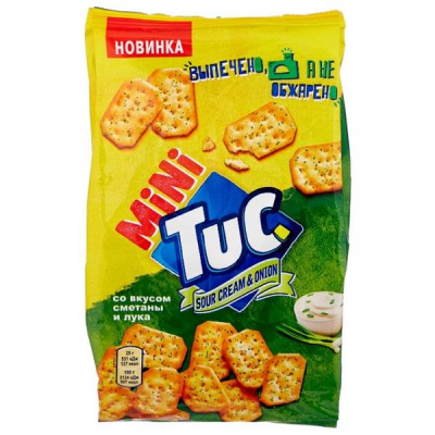 Крекер Тук Мини Сметана/лук 110г пп Праздничный Стол