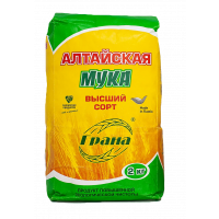 Мука Алтайская пшеничная в/с 2кг. Праздничный Стол