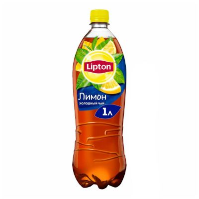 Напиток Липтон чай Лимон негазированный 1л пб Праздничный Стол