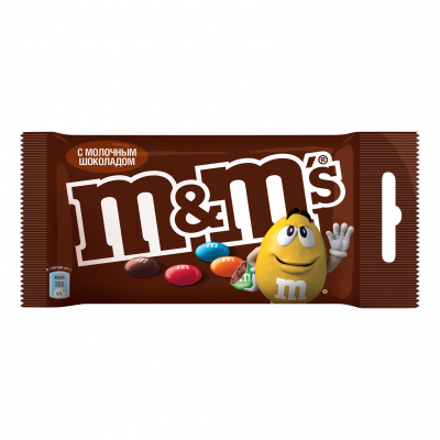 Драже M&M's с шоколадом 45г пп Праздничный Стол