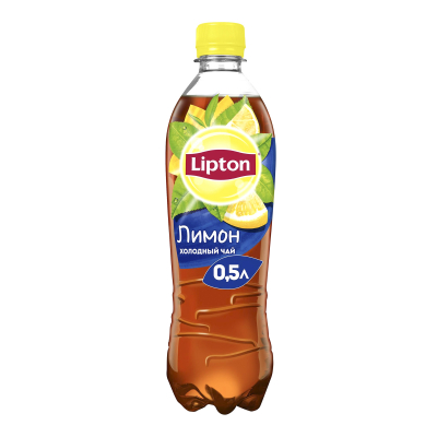 Напиток Липтон чай Лимон негазированный 0,5л пб Праздничный Стол