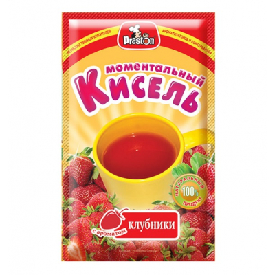 Кисель Престон Клубника 30г пп Праздничный Стол