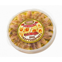 Сельдь филе- кусочки в масле Под Картошечку 180г пб Золотая Рыбка