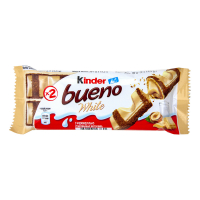 Батончик Киндер Буэно Вайт вафельный с молочно-ореховой начинкой 39г пп Праздничный Стол