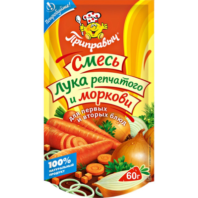 Приправа Приправыч Смесь лука и моркови 60г пп Праздничный Стол