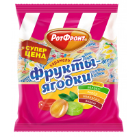 Карамель Фрукты-ягодки микс 250г РФ Праздничный Стол