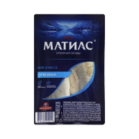 Филе сельди Матиас Оригинальное 250г в/у лоток СП Санта Бремор Праздничный Стол