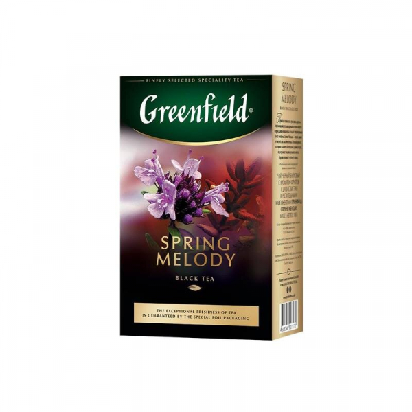 Чай Гринфилд черный Чабрец/душистые травы 100г бк Праздничный Стол