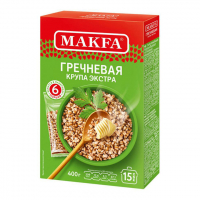 Крупа Макфа Гречневая ядрица 400г вар пак бк Праздничный Стол