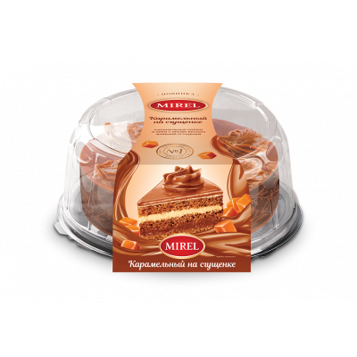 Торт Карамельный на сгущенке 0,7кг Мирэль Праздничный Стол