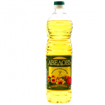 Масло подсолнечное Аведовъ рафинированное 1л пб Праздничный Стол