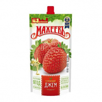 Джем Махеев Клубничный 300г пп дозатор Праздничный Стол