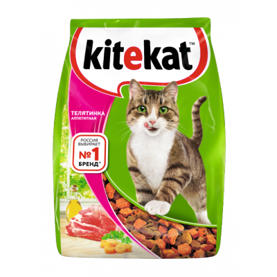 Корм Китекат Телятинка аппетитная 350г пп Праздничный Стол