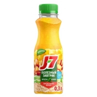Продукт J7 питьевой Смузи Персик/манго/яблоко 0,3л пб