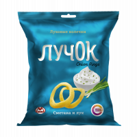 Снеки Луковые кольца Лучок со вкусом сметаны и лука 35г