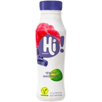 Йогурт Hi растительный питьевой Малина/жимолость 270г пб БЗМЖ