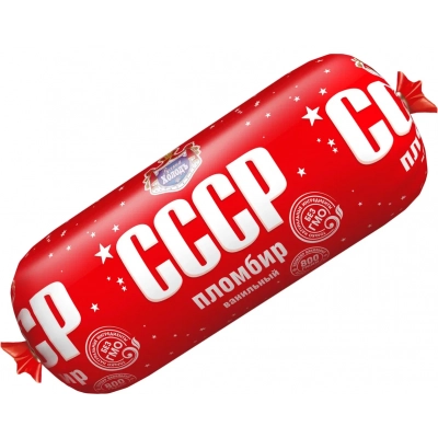 Мороженое СССР Пломбир Ванильный 800г БЗМЖ Праздничный Стол