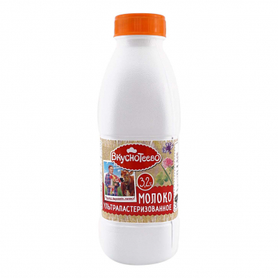 Молоко Вкуснотеево ультрапастеризованное 3,2% 900г пб БЗМЖ Праздничный Стол