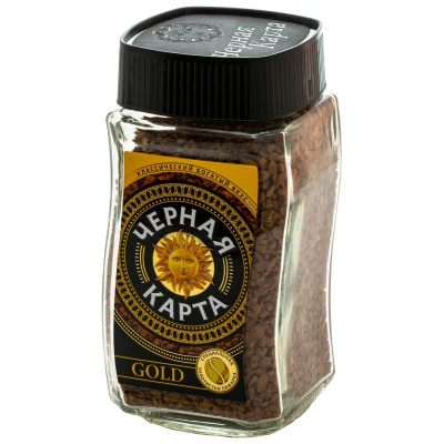 Кофе Черная Карта Голд 95г сб Россия Праздничный Стол